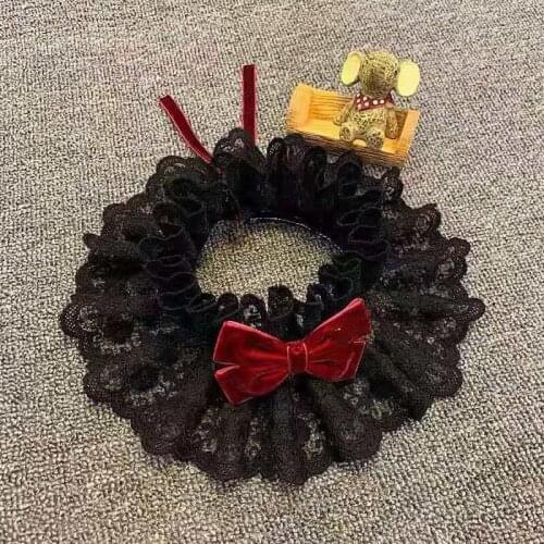 Pet Dog Cat Lace Bow Bibs Cats Bandana Bibs Collars For Small Dogs Neckerchief Bib Pets Puppy Cats Accessories