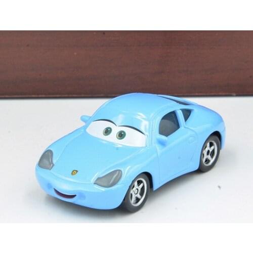 Disney Pixar Cars 2 Lightning McQueen Sally 1:55 Diecast Metal Model Toy Car For Children Gifts 1:55 Loose New In Stock