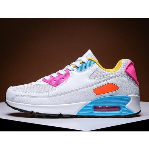 2021 Mens Casual Shoes Fashion Male Sneakers Air Cushion Breathable Sports Running Shoes PU Mesh Tenis Masculino Adulto Men Shoe