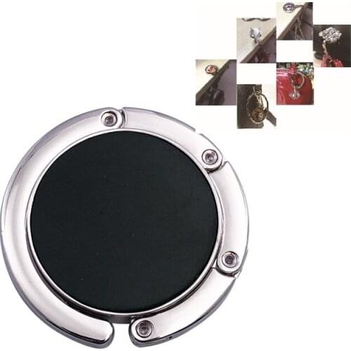 Portable Folding Crystal Alloy Purse Handbag Bag Hanger Hook Holder Table Hook Unique Bag Parts Accessories