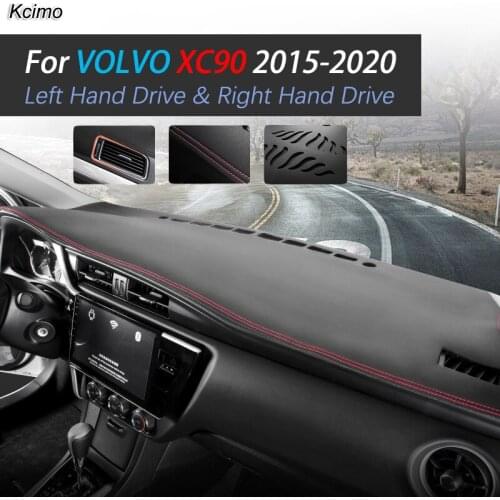 For VOLVO XC90 2015 2016 2017 2018 2019 2020 Anti-Slip Mat Dashboard Cover Pad Sunshade Dashmat Protect Carpet Car Accessories