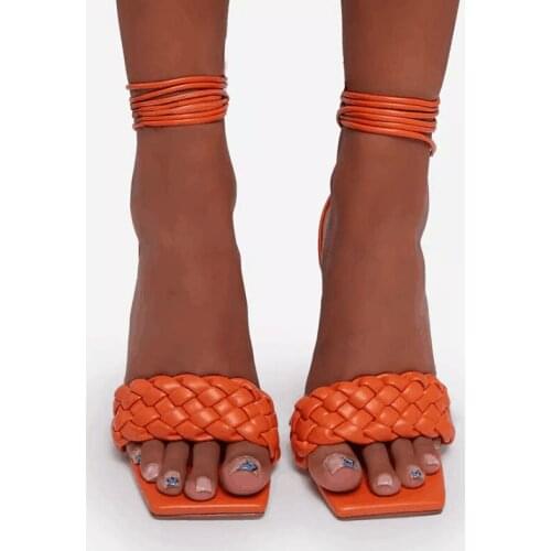 Lucyever Sexy Super High Heels Gladiator Sandals Women Summer Ankle Strap Weave Sandalias Mujer Fashion Stiletto Heel Rome Shoes