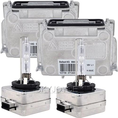 SKYJOYCE OEM 89034934 6G HID Xenon Ballast Kit 35W D1S 6000K 4300K 8000K 5000K D3S HID Headlight Bulbs Car Light Xenon Kit 12V