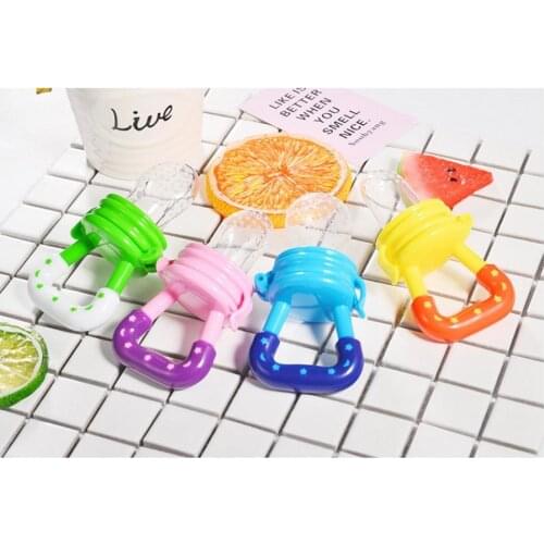200pcs Silicone Baby Pacifier Infant Nipple Soother Toddler Kids Pacifier Feeder For Fruits Food