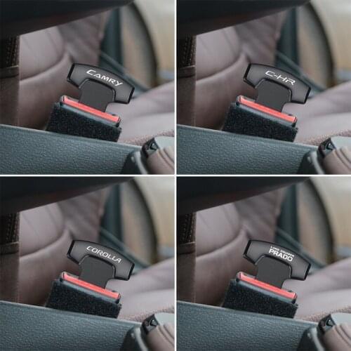 1PCS Safety Belt Buckles Real Trucks Car Seat Safty Belt Alarm Canceler Stopper for Toyota corolla chr camry prado land cruiser