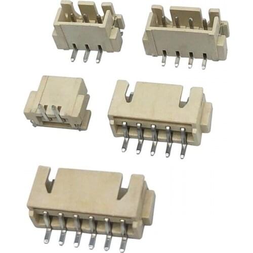 1000pcs XH2.54mm Connector Socket SMD Socket Pin Header Vertical Horizontal JST Housing Crimping terminal 2/3/4/5/6/8/9/10/12P