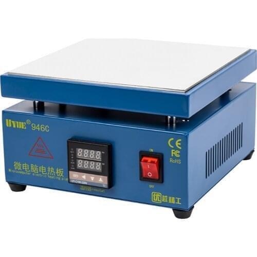 110/220V 600W 946C Electronic Hot Plate Preheat Preheating Station 200x200mm For BGA PCB SMD Heating Led Lamp Desoldering
