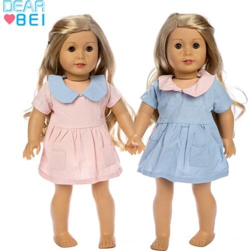 2019 New Fashion Cowboy skirt Fit For American Girl Doll 18Inch American Girl Doll Clothes