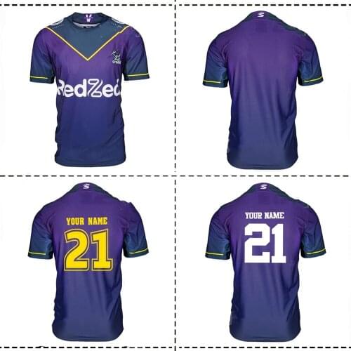 2021 Melbourne Storms Rugby Home Jersey 2022 Melbourne Storms Rugby TRAINING SHORTS JERSEY size S--5XL