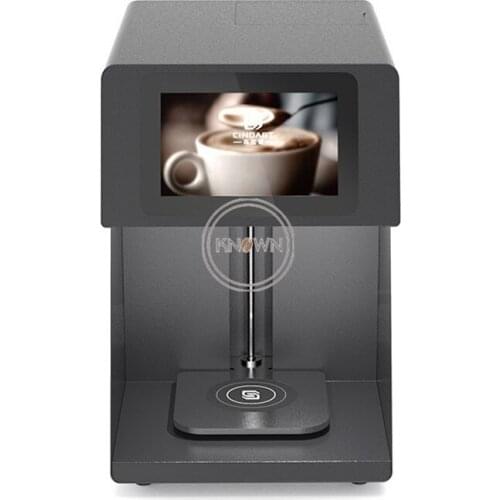 Brown Edible Selfie Coffee Beer Macaron Bread Face Printer 3D Cake Latte Art Printing Machine CE Approved