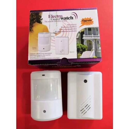 Wireless Infrared PIR Doorbell Entry Welcome Chime Motion Detector Wireless Motion Alarm Sensor