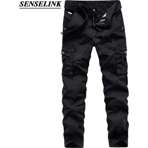 2020 Cargo Pants Mens Side Pockets High Street 28-38 Code Male Trousers Fashion Casual Streetwear Men Pants