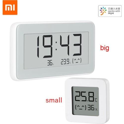 New Xiaomi Mijia Bluetooth Digital Thermometer Temperature Humidity Sensor LCD Screen Hygrometer Moisture Smart Linkage Mi APP