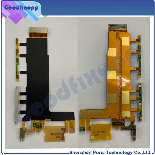 For Sony Xperia Z3 3G 4G D6653/03 Nueva placa base de repuesto Flex Cable volumen botón de encendido y micrófono Flex Z3 4G