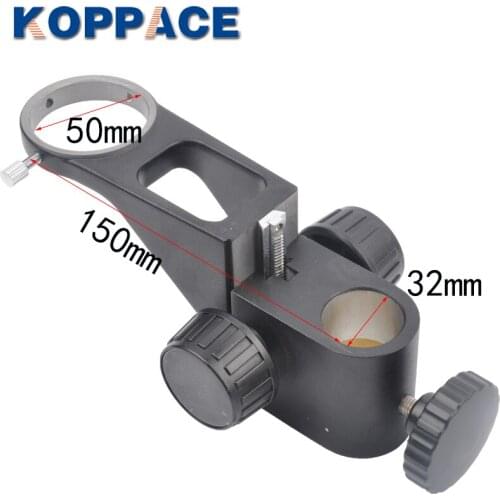 KOPPACE Microscope Focusing Bracket 50mm Lift Range Centre Distance 150mm Aperture 32mm Microscope Focus Rack