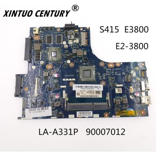 LA-A331P 90007012 Mainboard For Lenovo Ideapad s415 Portátil DDR3 Placa-mãe E3800 CPU 100% test