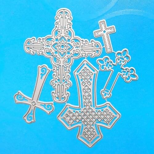 YINISE Metal Cutting Dies For Scrapbooking Stencils Cross DIY Paper Album Cards Making Embossing Folder Die Cut Cuts Template