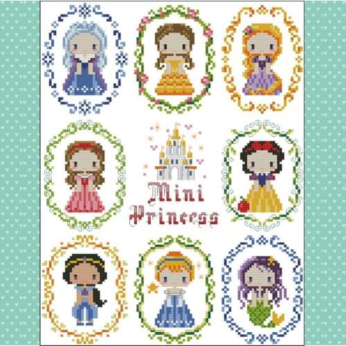 G135 Stich Cross Stitch Kits Craft Packages Cotton Fabric Floss Counted New Designs Needlework Embroidery Cross-Stitching