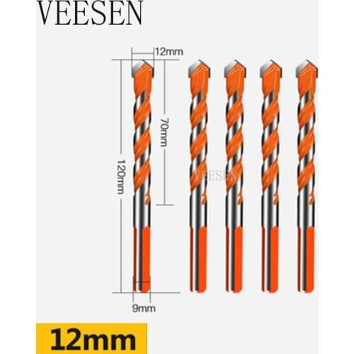 Professional Carbide Drill Bit Set 6/8/10/12mm Center Drill Bit For DIY Glass,Woodworking ,Tile, Masonry Metal Drilling Tool