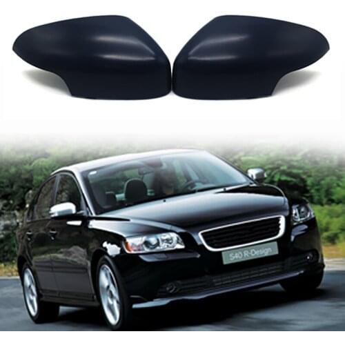 Car ABS Rearveiw Mirror Makers Door Rear Wing Mirror Cover Trim Caps for Volvo C30 S60 S80 S40 V50 V70 39850573 39850593