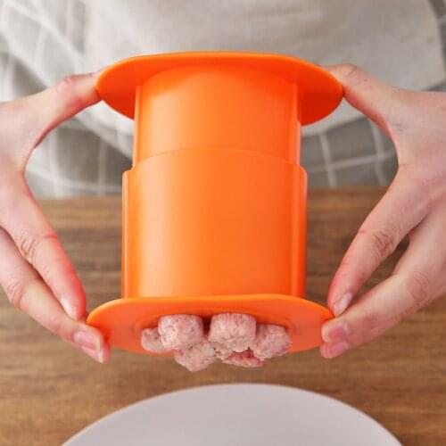 One Press Cevapcici Maker Kitchen Hot Dog Burger Meat Food Pasta Presser Sausage Making Machine Handmade Gadget Tools Dropship