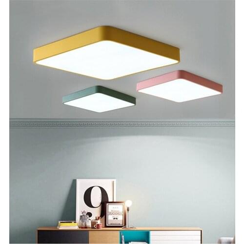 Dimmable Led Ceiling Lights Modern Lamp Living Room 220V For Bedroom Balcony Dining Room Study 5CM Ultra thin Circle Square