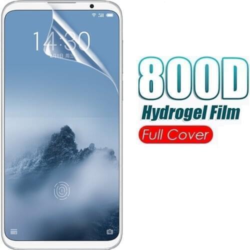 Transparent Hydrogel Film For Meizu M10/16T/ 16S Pro/16S/16XS Full Cover Curved Soft Screen Not Tempered Glass