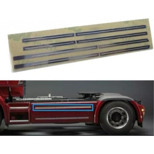 Rc Toys Truck Body Side Plate Stickers Strip For 1/14 Scale Remote Control Car Tamiya Scania R620 6X4 56323 Tractor Trailer