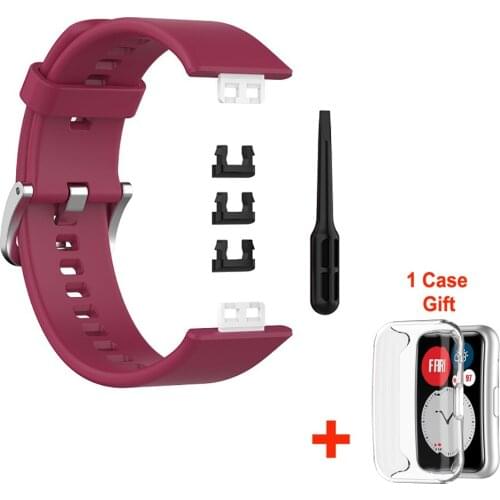 Strap For Huawei Watch Fit Band For Huawei Smart Watch Fit 2020 Strap With TPU Soft Protective Cover Full Screen Protector Case