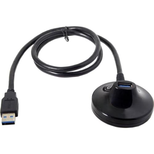 CY USB 3.0 Male to Female Extension Dock Station Docking Cable 1.5M