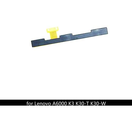 High quality Volume Power On/off Button Switch Flex cable for Lenovo A6000 K3 K30-T K30-W Replacement Repair Parts