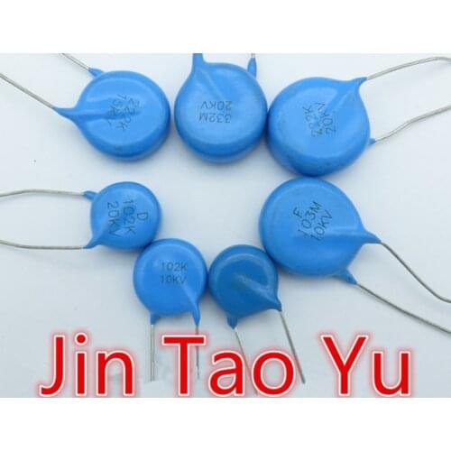 High voltage porcelain ceramic capacitors 15KV222 222K 15KV 2200PF 2.2nF 0.0022UF