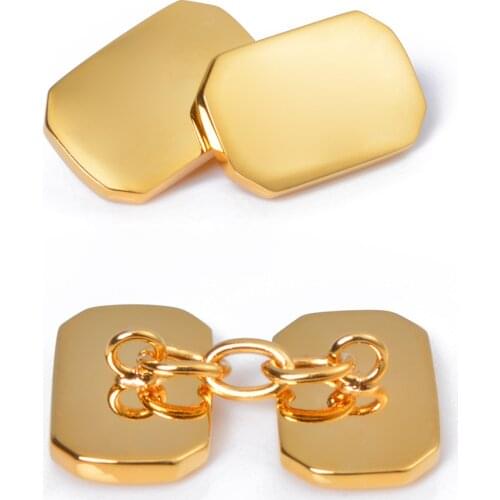 Elegant Metal Chain Quality Cufflinks Mirror French Mens Suit Shirt Mens Jewelry Cuff Links Shirt Business Daily Accessories