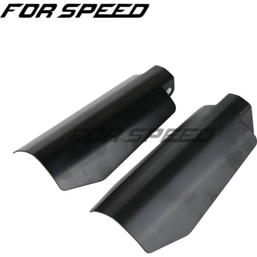 Motorcycle Stainless Steel Glossy Black Shade Hand Guard 2PCS Handguards For Harley Sportster XL Dyna Baggers Falling Protection