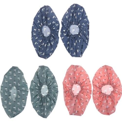 1Pair Thicken Reusable Elastic Shoe Cover Home Indoor Antiskid Overshoes Student Machine Room Bird Dust Proof Feet Covers