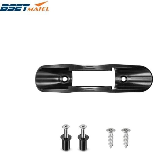 1PCS Black Plastic Marine Kayak Paddle Clip Holder Paddle Oars Keeper Canoe Boat Deck Mount Fishing Accessories With Screws