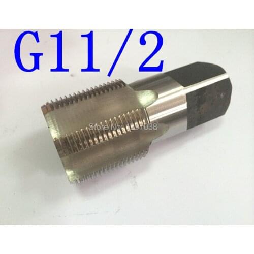 2PCS 55 degrees straight Taps G1-1/2 Pipe Thread Taps High-speed steel Wire tapping