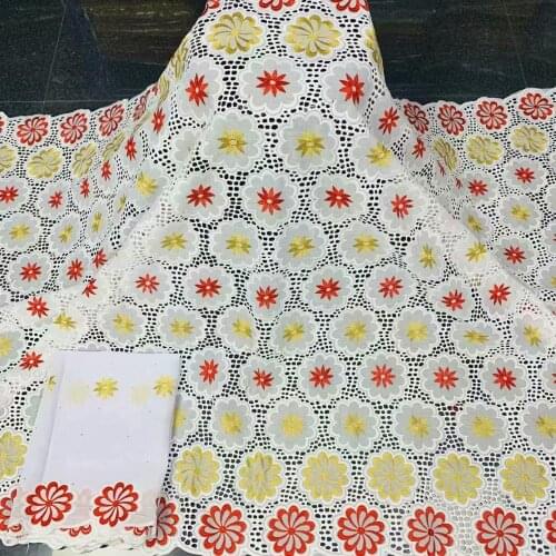2020 Latest African Dry Lace With 2 Yards Scarf Senegal Women Bride Wedding Stones Fabric Gambia Swiss Voile Lace In Switzerland