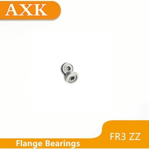 2019 Time-limited 10pcs/lot Fr3zz Fr3 Zz 4.762x12.7x4.978mm High Precision Miniature Flange Bearing Deep Groove Ball Brand New
