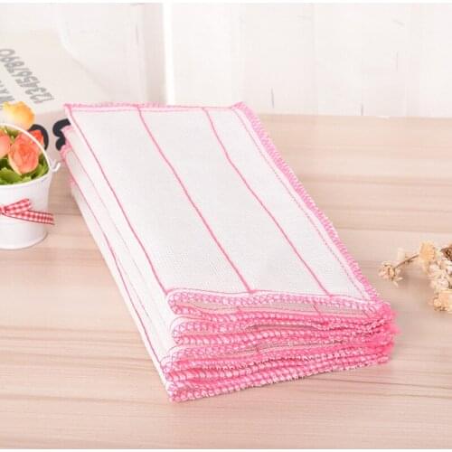 Household Kitchen Tools, Non-stick Oily Wood Fiber Cleaning Cloth, Dish Cloth, Laundry Cleaning Pad, 5 Layers