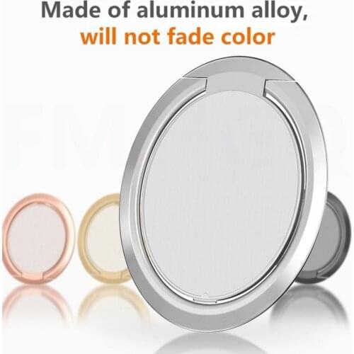 Extremely Thin Luxury Metal Mobile Phone Socket Holder Universal Telephone Magnetic Car Bracket Stand Accessories Finger Ring