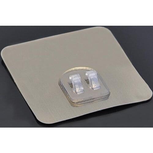 1pcs Double-sided Adhesive Wall Hooks Hanger Strong Transparent Hooks For Home Kitchen And Bathroom Suction Cup Wall Key Holder