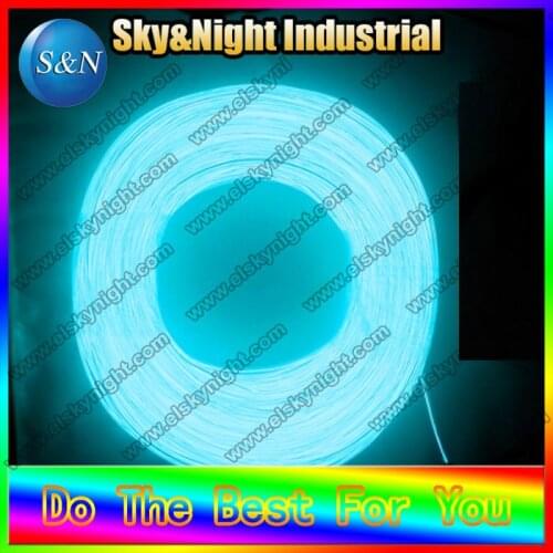 EL wire flashing cable neon rope 3.2mm-ice blue-100M+Free shipping without inverter