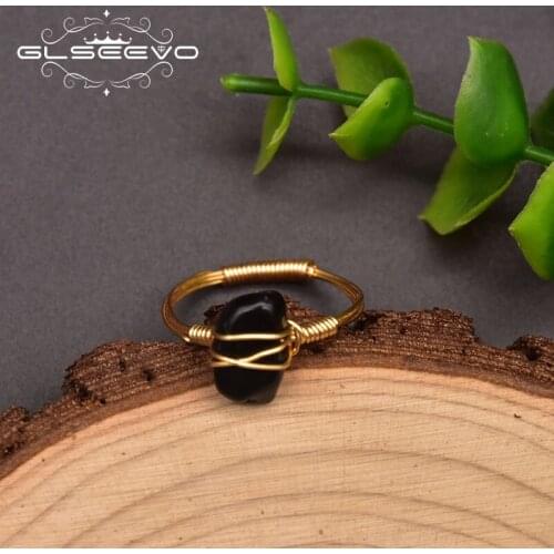 Женские золотые кольца GLSEEVO China At AliExpress