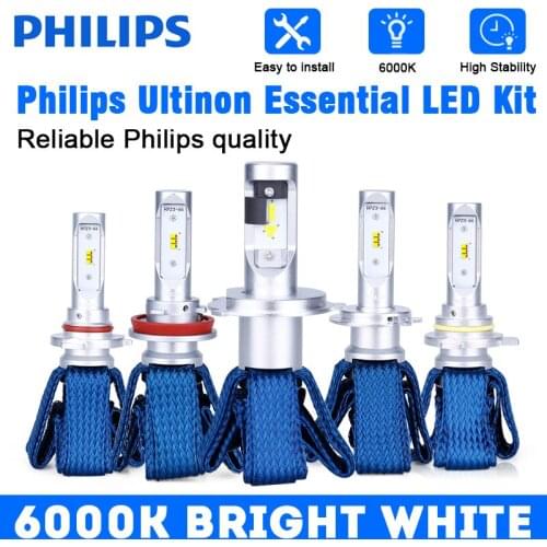 H4 LED Light H11 H7 9005 9006 H16 H8 LED Headlight 9012 HIR2 Hi/lo Philips Ultinon Essential led HB3 HB4 Automobiles Auto Bulb