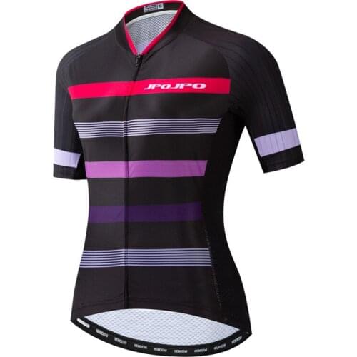JPOJPO Top Quality Women Cycling Jersey 2021 Pro Team Cycling Clothing Breathable Bicycle Shirt Anti-UV mtb Bike Jersey Clothes