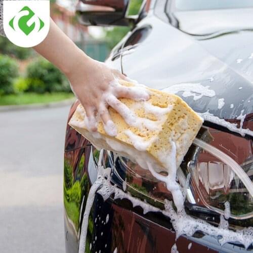 GUANYAO Coral Sponge Car Wash Car Washing Tools Windows Absorbent Auto Accessories Honeycomb Shape Cleaning Cloth Sponge Block
