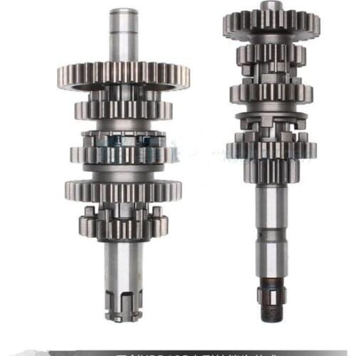 Motorcycle Main Countershaft Gearbox For Yamaha YBR125 JYM125 JYM YBR 125 Gear Box 125cc Engine Sets Of Teeth