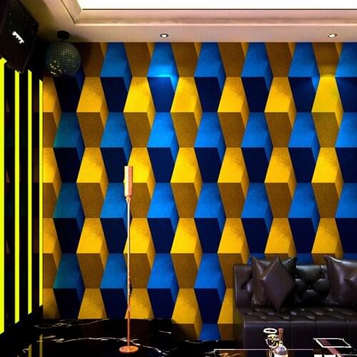 KTV special theme box wallpaper wallpaper 3D three dimensional corridor flash decoration background wall bar wall cloth