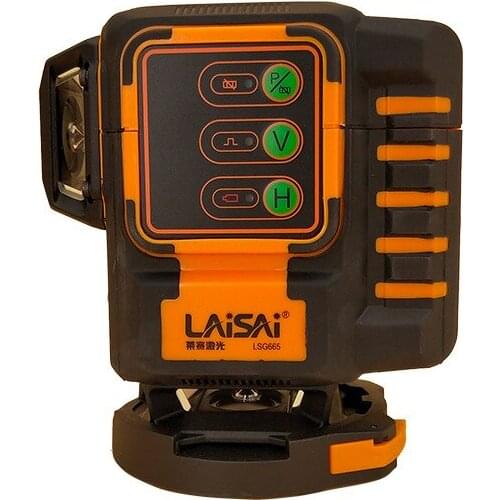 12 Lines Laser Spirit Level Blu-Ray High Precision Portable Indoor And Outdoor Wall Sticker Omnidirectional Decoration Caster